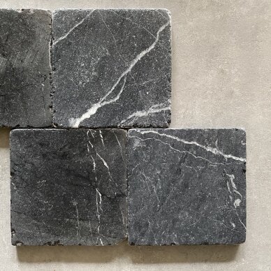 4 m2 - Natūralus akmuo Grey Marble 20x20 2