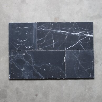 7,16 m2 - Natūralus akmuo Black Marble 20x20 ir 20x40 1