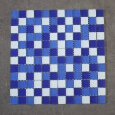 4,58 m2 - Mozaika Blue Mix Frosted 23x23 mm
