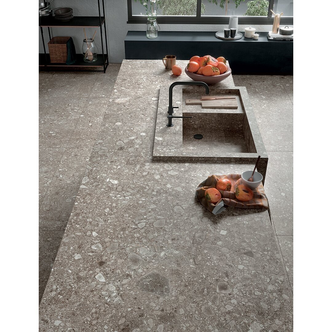 Didelių matmenų 6mm storio plytelė Norr Gra 120x278 Didelių matmenų 6mm storio plytelė Norr Gra 120x278