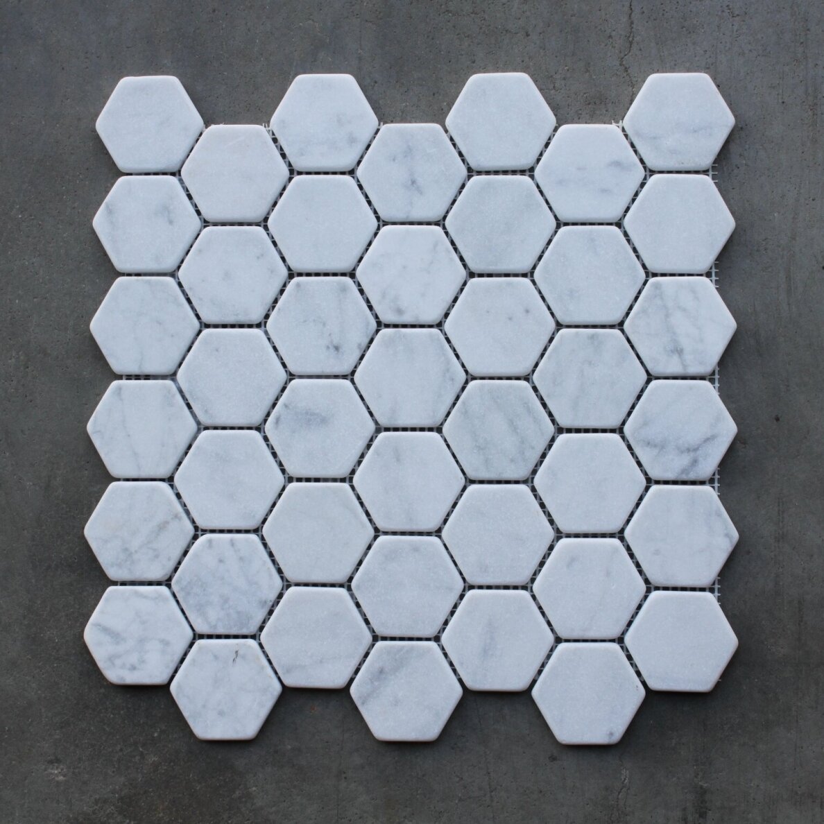 03,00 m2 - Mozaika Hexagon White Carrara 48x48 2 03,00 m2 - Mozaika Hexagon White Carrara 48x48 2