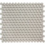 02,77 m2 - Mozaika Penny Grey Glossy Ø19mm 02,77 m2 - Mozaika Penny Grey Glossy Ø19mm
