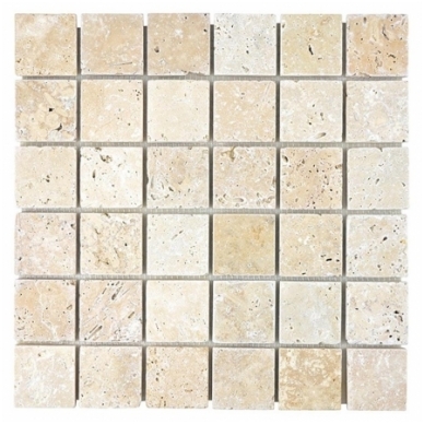Mozaika Chiaro Antique Travertine 48x48