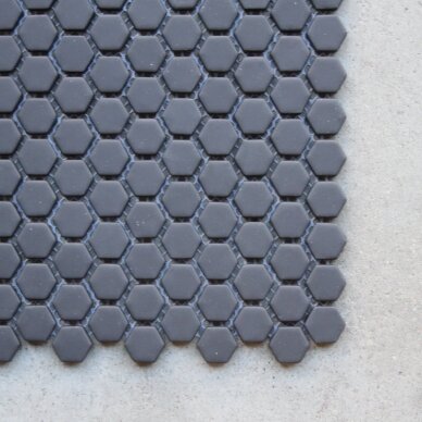 Mozaika Hexagon Enamel Black 1