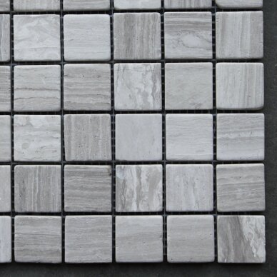 Mozaika Square Grey Stripes 1