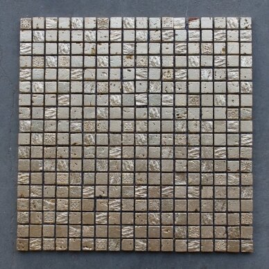 Mozaika Stein Resin Gold 30x30 3
