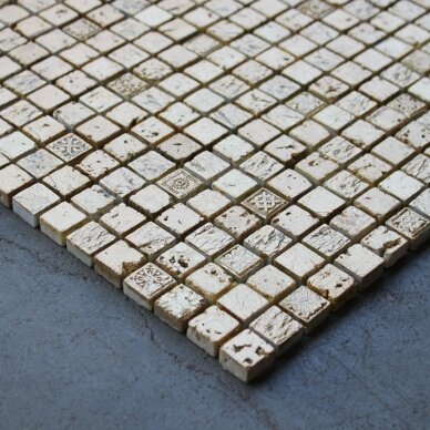 Mozaika Stein Resin Gold 30x30