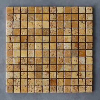 Mozaika Travertino Giallo 23x23 2