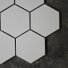 3.64 m2 - Mozaika Hexagon White Matt 256x295,5mm