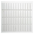 Mozaika Uni White Matt 22x72mm