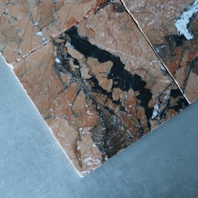Natūralus akmuo Brown marble 20x20 2