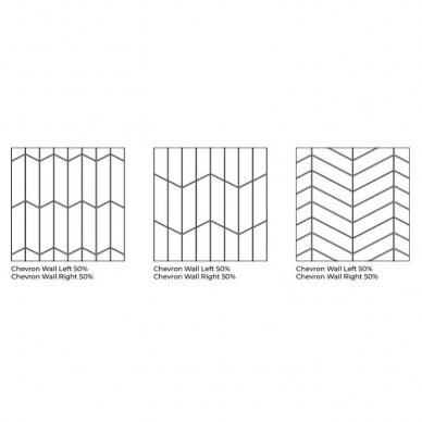 03,80 m2 - Plytelės Chevron Wall Black 18,6x5,2 2 03,80 m2 - Plytelės Chevron Wall Black 18,6x5,2 2