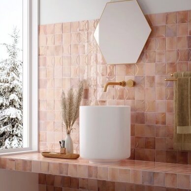 Plytelės Equipe Hanoi Pink 10x10 Plytelės Equipe Hanoi Pink 10x10