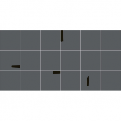 Plytelės Pack Graphite Black 15x15 3