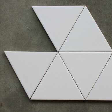 Plytelės Settecento Drescode Triangolo Bianco Matt 14.8x12.9 2