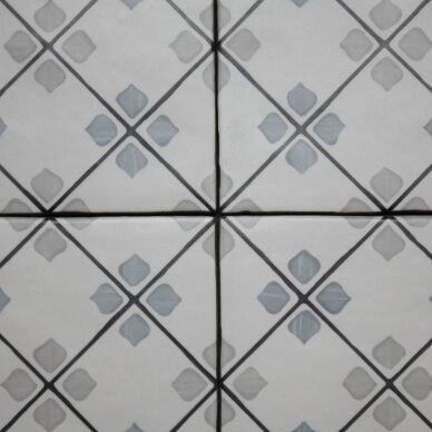 Plytelės Silver Rhomb 12.1x12.1 cm 2